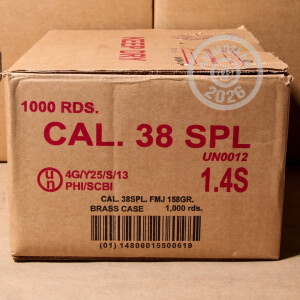 Image of 38 SPECIAL ARMSCOR 158 GRAIN FMJ (50 ROUNDS)