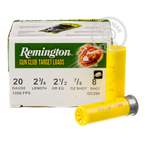  ammo made by Remington with a 2-3/4" shell.