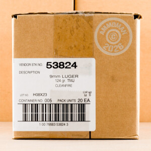 A photo of a box of Speer ammo in 9mm Luger.