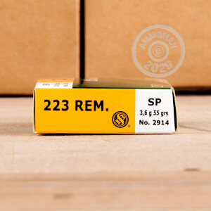 Image of 223 Remington rifle ammunition at AmmoMan.com.