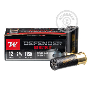 Image of the 12 GAUGE WINCHESTER PDX1 2-3/4" 1 OZ. #00 BUCK (10 ROUNDS) available at AmmoMan.com.
