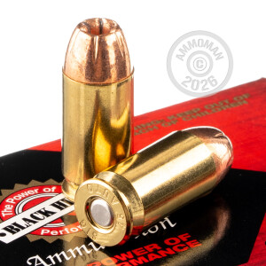 Photo detailing the 45 ACP +P BLACK HILLS 185 GRAIN TAC-XP (20 ROUNDS) for sale at AmmoMan.com.