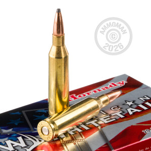 Photograph showing detail of 243 WIN HORNADY AMERICAN WHITETAIL 100 GRAIN INTERLOCK SP (200 ROUNDS)