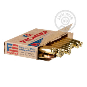 A photo of a box of Hornady ammo in 5.56x45mm.