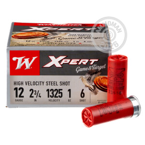 Photograph showing detail of 12 GAUGE WINCHESTER SUPER-X STEEL 2-3/4" #6 SHOT (250 ROUNDS)