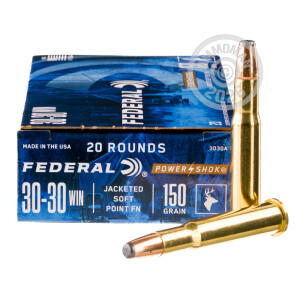 Image of 30-30 FEDERAL POWER-SHOK 150 GRAIN SP (20 ROUNDS)