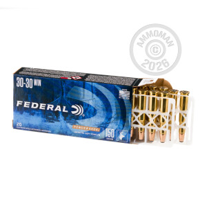 Photograph showing detail of 30-30 FEDERAL POWER-SHOK 150 GRAIN SP (20 ROUNDS)