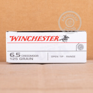 Image detailing the brass case on the Winchester ammunition.