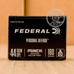Image of the 44 SPECIAL FEDERAL PUNCH 180 GRAIN JHP (20 ROUNDS) available at AmmoMan.com.