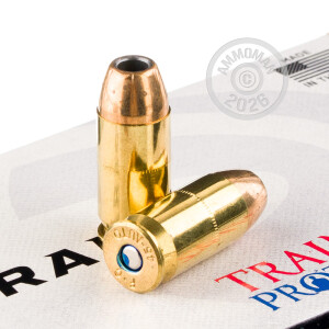 Photo detailing the 45 ACP FEDERAL TRAIN + PROTECT 230 GRAIN JHP (500 ROUNDS) for sale at AmmoMan.com.