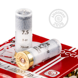 Photograph showing detail of 12 GAUGE FIOCCHI TARGET 2-3/4" #7.5 SHOT (250 SHELLS)