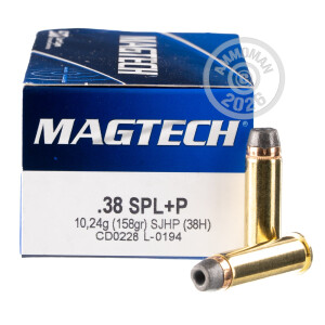 Photograph showing detail of 38 SPECIAL +P MAGTECH 158 GRAIN SJHP (1000 ROUNDS)