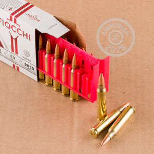 Image detailing the brass case on the Fiocchi ammunition.
