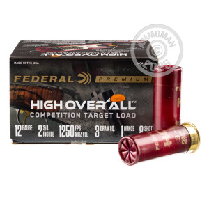 Photograph showing detail of 12 GAUGE FEDERAL HIGH OVER ALL 2-3/4" 1 OZ. #8 SHOT (25 ROUNDS)