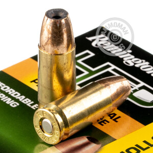 Photo detailing the 9MM REMINGTON GOLDEN SABER 147 GRAIN BJHP (50 ROUNDS) for sale at AmmoMan.com.
