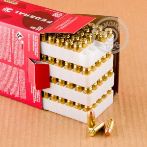 Photograph showing detail of 40 S&W FEDERAL CHAMPION 180 GRAIN FMJ (1000 ROUNDS)