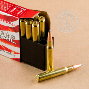 Photograph showing detail of 30-06 SPRINGFIELD HORNADY AMERICAN WHITETAIL 150 GRAIN SP (200 ROUNDS)