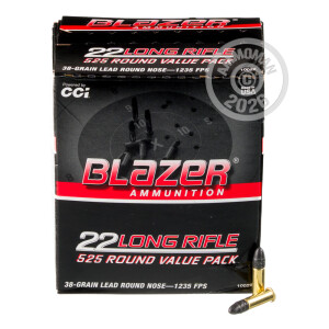  rounds of .22 Long Rifle ammunition for sale at AmmoMan.com.