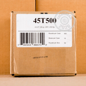 Image detailing the brass case and boxer primers on the Fiocchi ammunition.