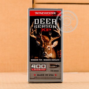 An image of 400 Legend ammo made by Winchester at AmmoMan.com.