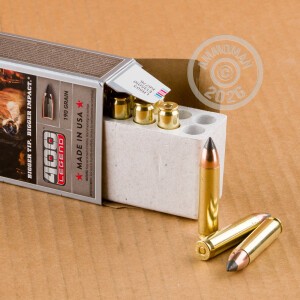 Image of Winchester 400 Legend rifle ammunition.