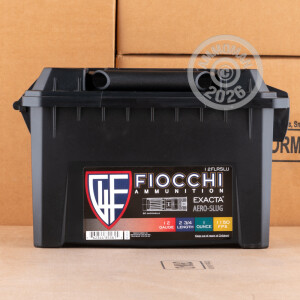 Photograph detailing the 1 ounce shotgun ammo for 12 Gauge shooters made by Fiocchi