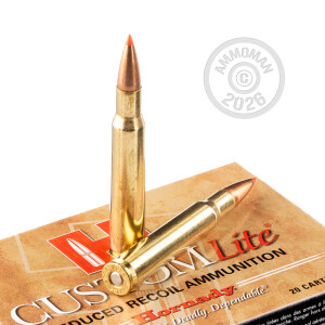 Image of 30-06 SPRINGFIELD HORNADY CUSTOM LITE 125 GRAIN SST REDUCED RECOIL (20 ROUNDS)