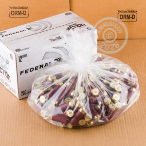 Image of the 12 GAUGE FEDERAL ACTION SHOTGUN 2-3/4" 1-1/8 OZ. #7.5 SHOT (200 ROUNDS) available at AmmoMan.com.