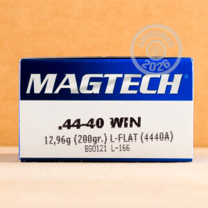 Photo detailing the 44-40 MAGTECH 200 GRAIN LFN (50 ROUNDS) for sale at AmmoMan.com.