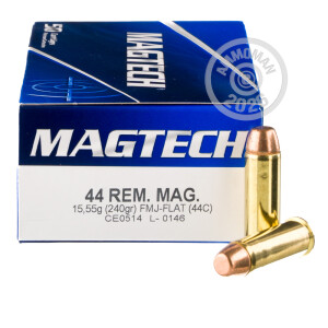Image of the 44 MAGNUM MAGTECH 240 GRAIN FMJ (50 ROUNDS) available at AmmoMan.com.