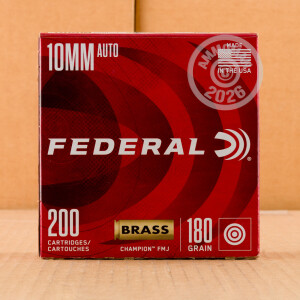 An image of 10mm ammo made by Federal at AmmoMan.com.