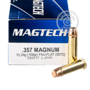 Image of 357 MAGNUM MAGTECH 158 GRAIN FMJ (50 ROUNDS)