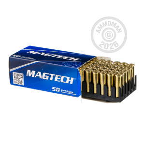 Photograph showing detail of 357 MAGNUM MAGTECH 158 GRAIN FMJ (50 ROUNDS)