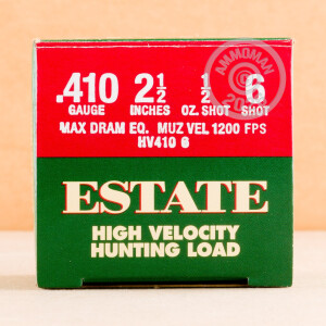  #6 shot shotgun rounds for sale at AmmoMan.com - 25 rounds.