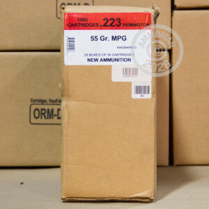 Image of 223 REMINGTON BLACK HILLS AMMUNITION 55 GRAIN BARNES MPG HP (50 ROUNDS)
