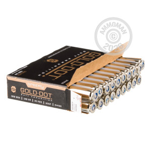 Image of the 308 WIN SPEER GOLD DOT 168 GRAIN BONDED SP (20 ROUNDS) available at AmmoMan.com.