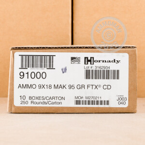 Image of the 9MM MAKAROV HORNADY CRITICAL DEFENSE 95 GRAIN JHP (25 ROUNDS) available at AmmoMan.com.