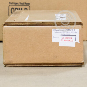 Image of the 38 SUPER +P CORBON 125 GRAIN JHP (20 ROUNDS) available at AmmoMan.com.