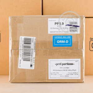 Image of 223 Remington rifle ammunition at AmmoMan.com.