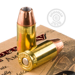 Photo detailing the 45 ACP HORNADY CUSTOM  200 GRAIN XTP JHP (20 ROUNDS) for sale at AmmoMan.com.