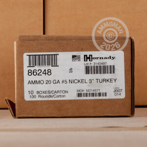 Photograph of Hornady 20 Gauge #5 Shot for sale at AmmoMan.com