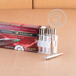 Photo detailing the 30-06 SPRINGFIELD FEDERAL VITAL-SHOK 180 GRAIN TROPHY COPPER (20 ROUNDS) for sale at AmmoMan.com.