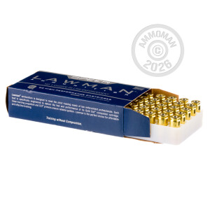 Photo detailing the 40 S&W SPEER LAWMAN 180 GRAIN TMJ (50 ROUNDS) for sale at AmmoMan.com.