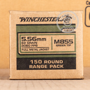 Image detailing the brass case on the Winchester ammunition.