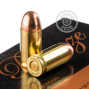 Photograph showing detail of 380 ACP PMC 90 GRAIN FULL METAL JACKET (50 ROUNDS)