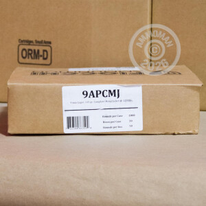 Image of 9MM LUGER FIOCCHI PISTOL SHOOTING DYNAMICS 115 GRAIN COMPLETE METAL JACKET (50 ROUNDS)