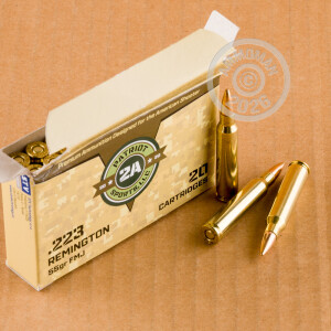 Photo of 223 Remington FMJ ammo by Patriot Sports for sale.