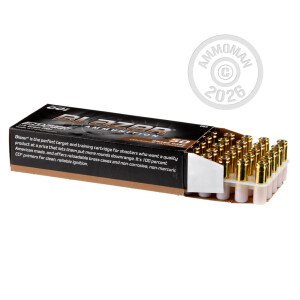 Photograph showing detail of 30 SUPER CARRY BLAZER BRASS 115 GRAIN Blazer (50 ROUNDS)