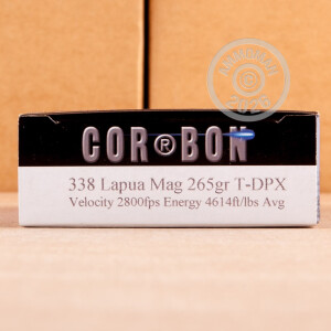 Image of 338 Lapua Magnum rifle ammunition at AmmoMan.com.
