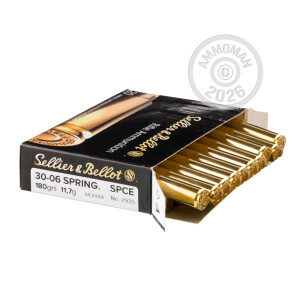 Photograph showing detail of 30-06 SPRINGFIELD SELLIER & BELLOT 180 GRAIN SPCE (400 ROUNDS)